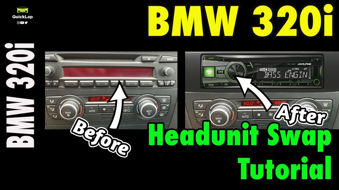 BMW 320i Headunit Replacement (QuickLap)