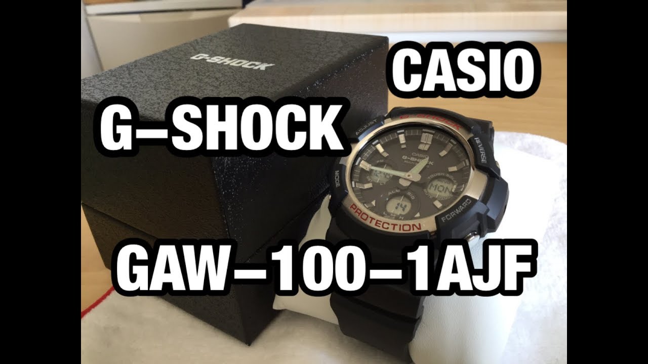 【G−SHOCK】最新モデル！GAW−100−1AJF 超カッコイイ