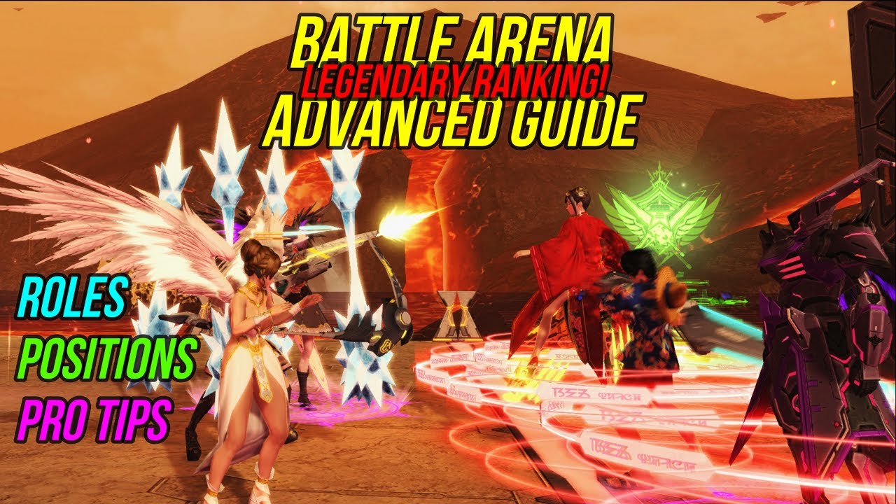 PSO2 Global: PvP Battle Arena Advanced Guide! Roles, Positions and Tips!