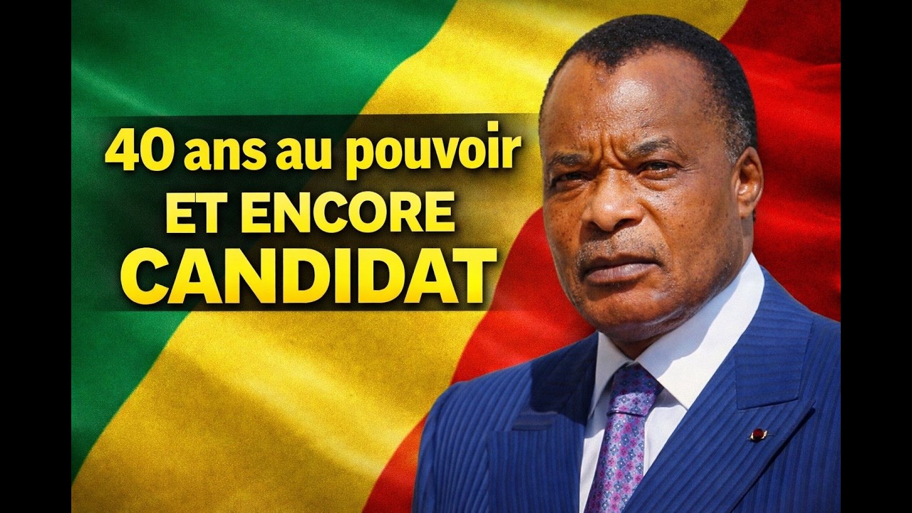 Denis Sassou-Nguesso à 82 ans et déjà plus de 40 ans au pouvoir , est candidat à un 5e mandat