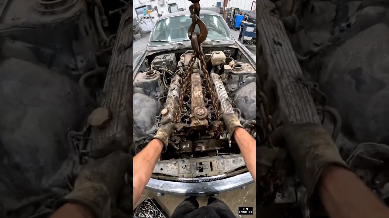 Abandoned 1971 Jaguar XJ6 restoration 🔥🔥 #restoration #jaguar