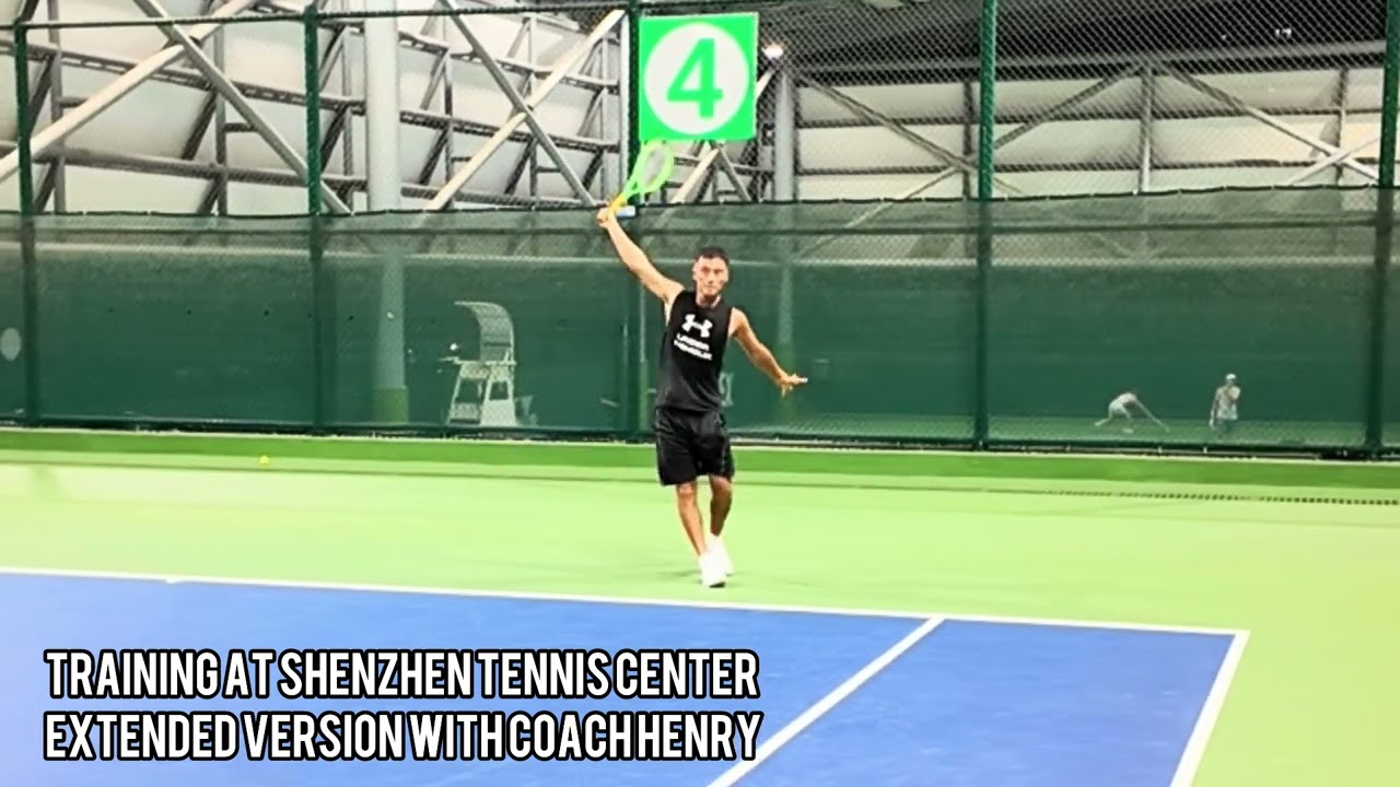 [Extended version] Training at Shenzhen Tennis Centre with Coach Henry