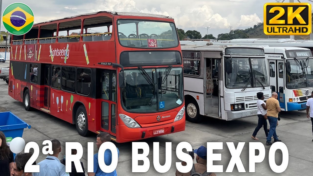 2ª Rio Bus Expo - Exposição de Ônibus Novos e Antigos no Rio de Janeiro