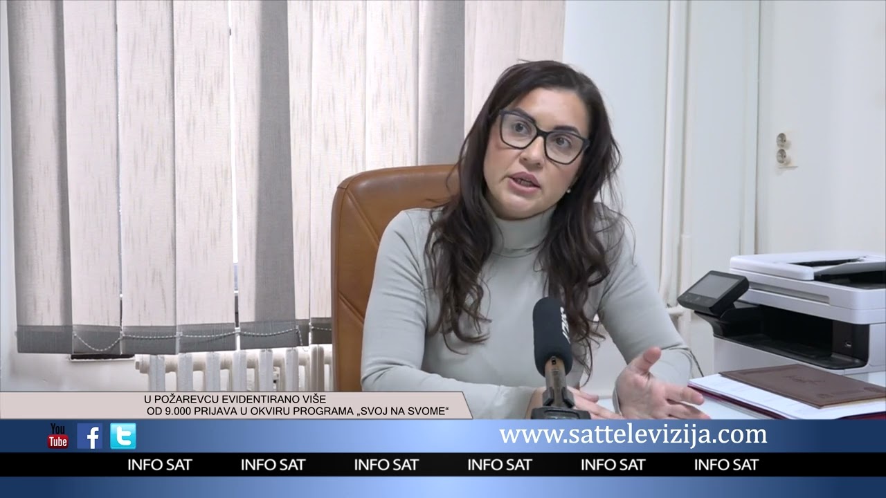 U POŽAREVCU EVIDENTIRANO VIŠE OD 9 000 PRIJAVA U OKVIRU PROGRAMA „SVOJ NA SVOME“