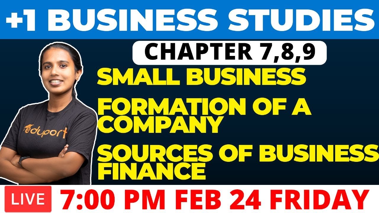 Plus one Model Exam | Commerce (Business studies Chapter 7,8 & 9)