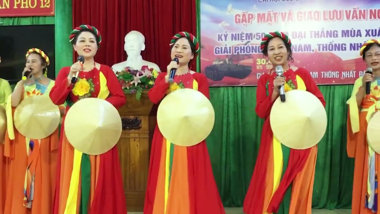 CHI HỘI CCB T 12, TÂN GIANG, HÀ TĨNH, CHÀO MỪNG KN 50 NĂM GIẢI PHÓNG MIỀN NAM, THỐNG NHẤT ĐẤT NƯỚC