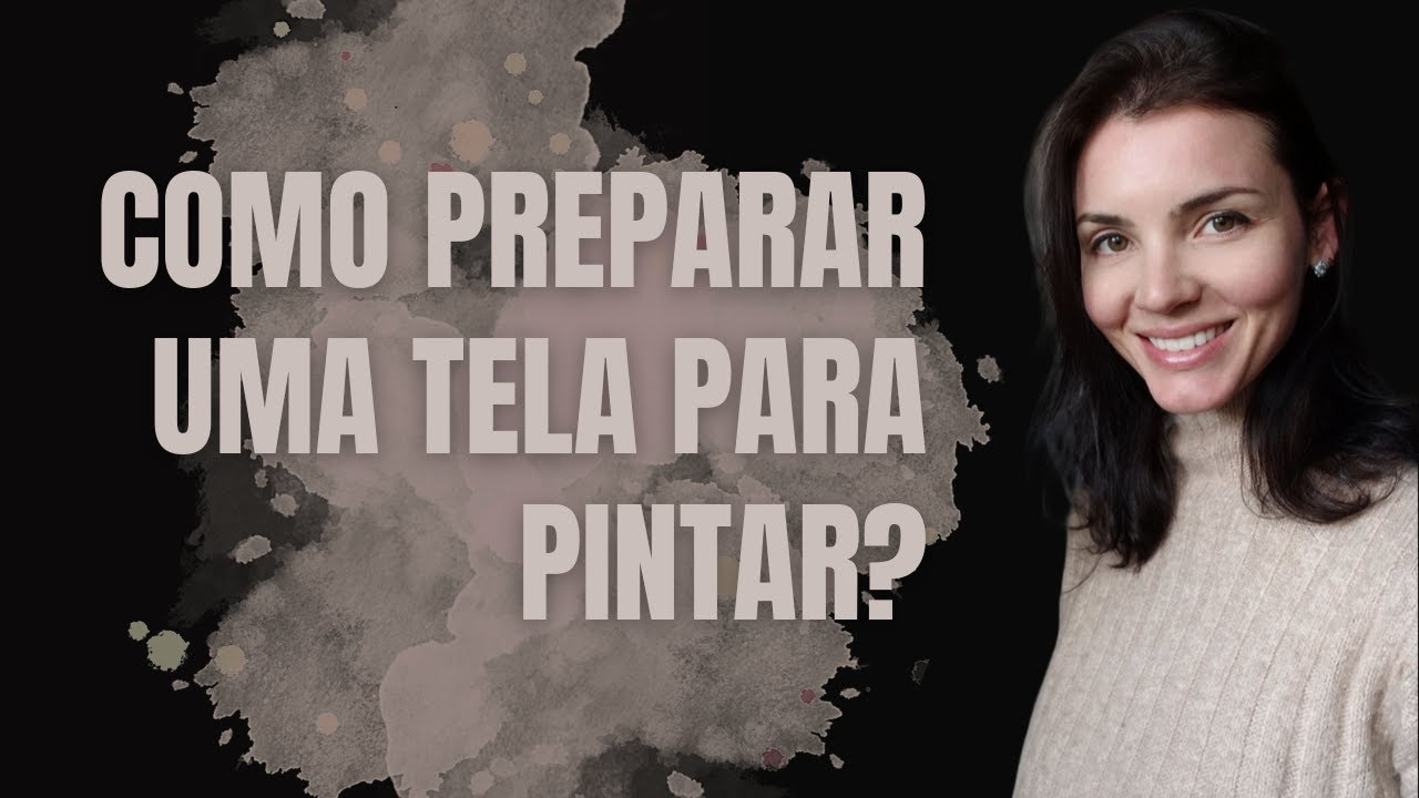 Como preparar uma tela para pintar? (+ Testei a Tela Preta)