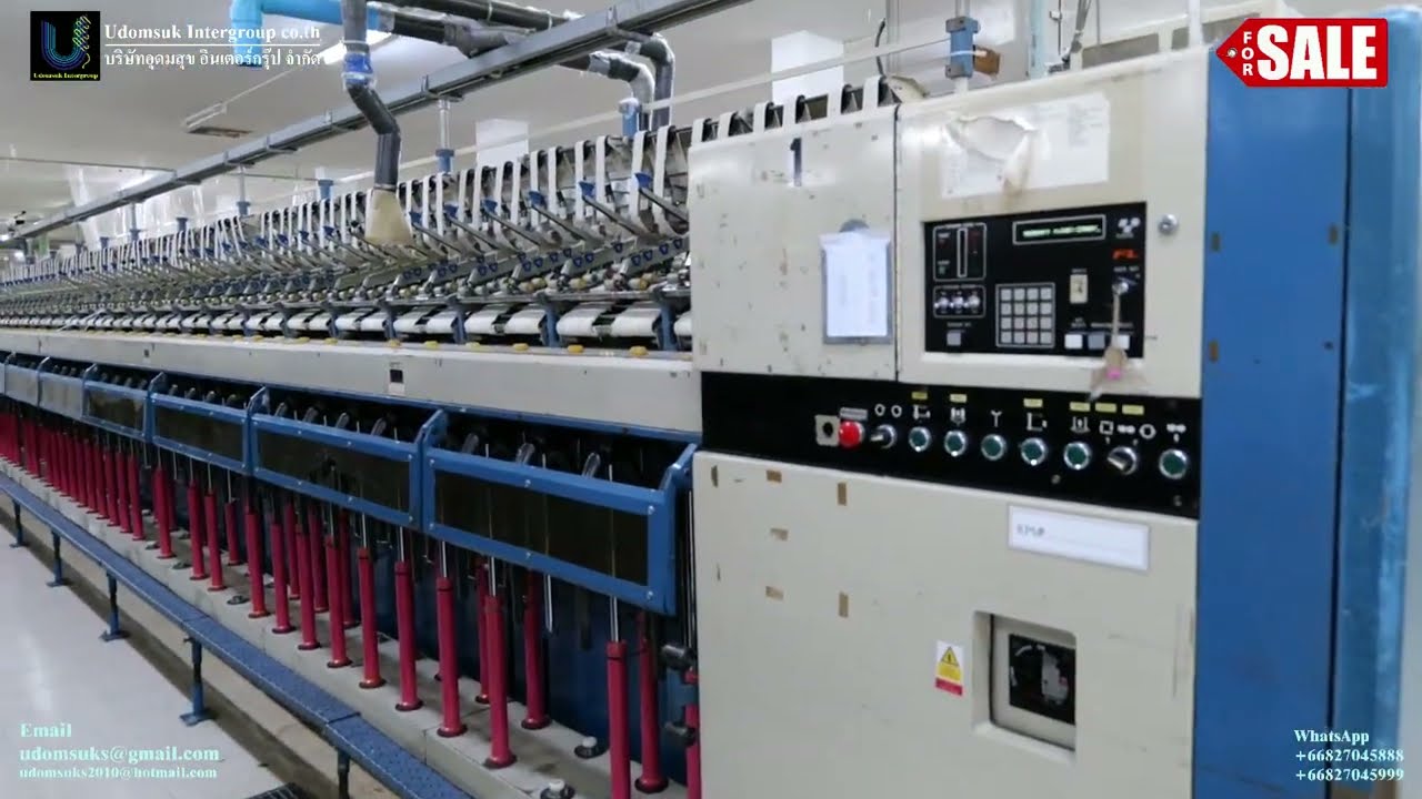 Roving Frame Simplex Toyota FL16 with oil bath  with 120 spindle Flyer Type Closed Staff length 440