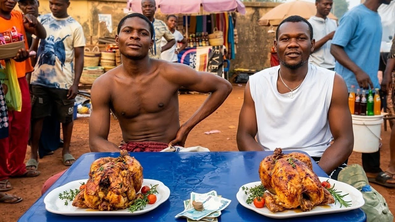 Food Challenge; First Person to Finish Giant Fried Chicken Goes Home with $1,000