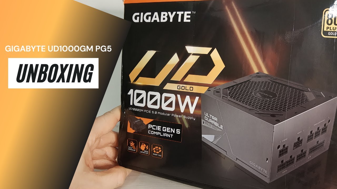 Gigabyte UD1000GM PG5 unboxing