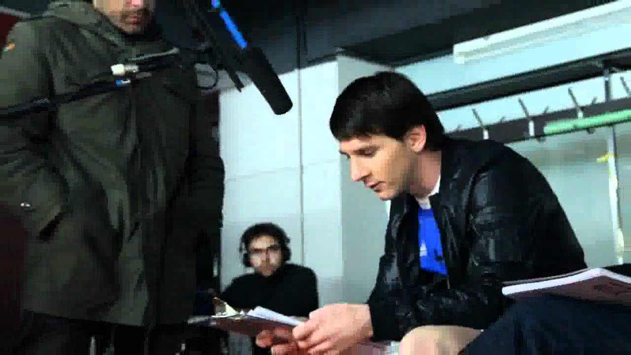 Backstage de Messi para Head & Shoulders.