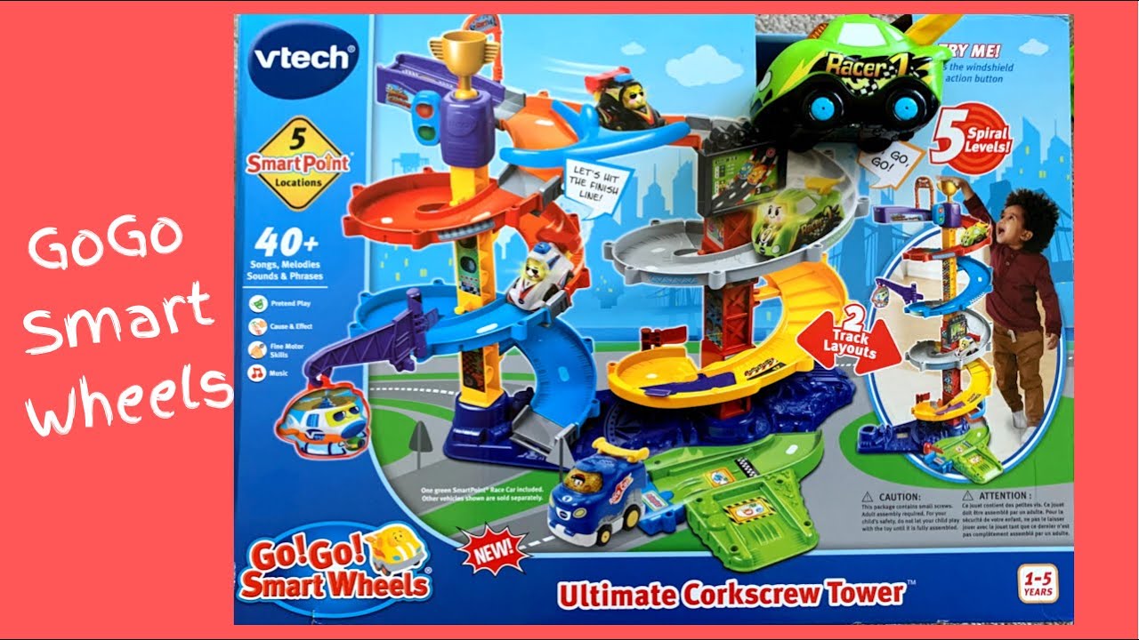 VTech Go! Go! Smart Wheels Track | Ultimate Corkscrew Spiral Tower