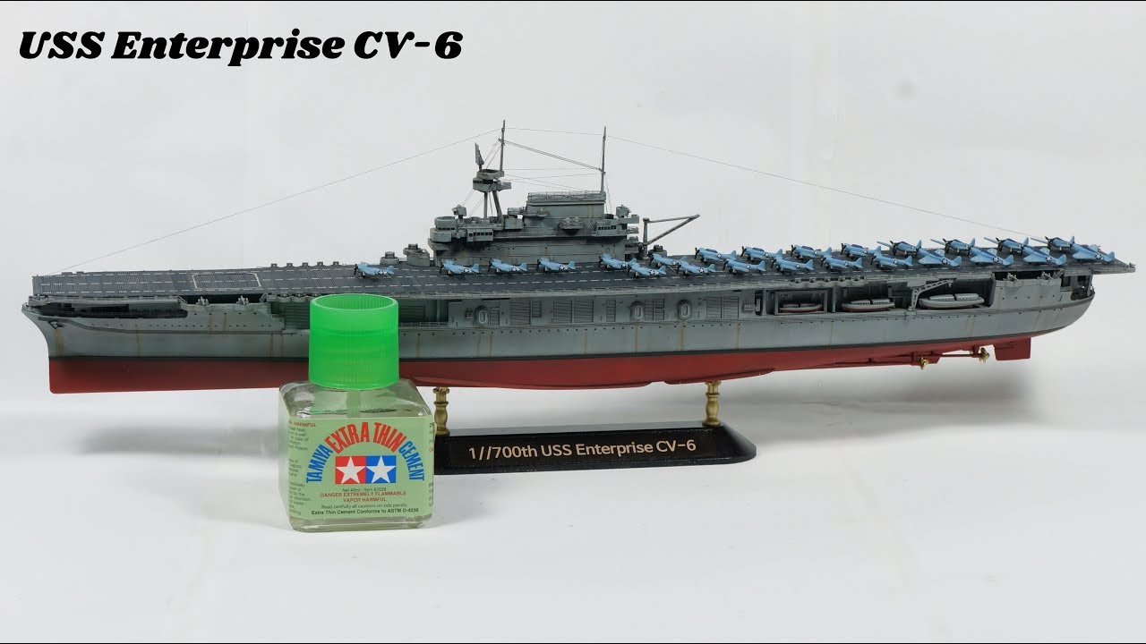 항공모함 프라모델 USS Enterprise CV-6 1/700 - Academy 제작