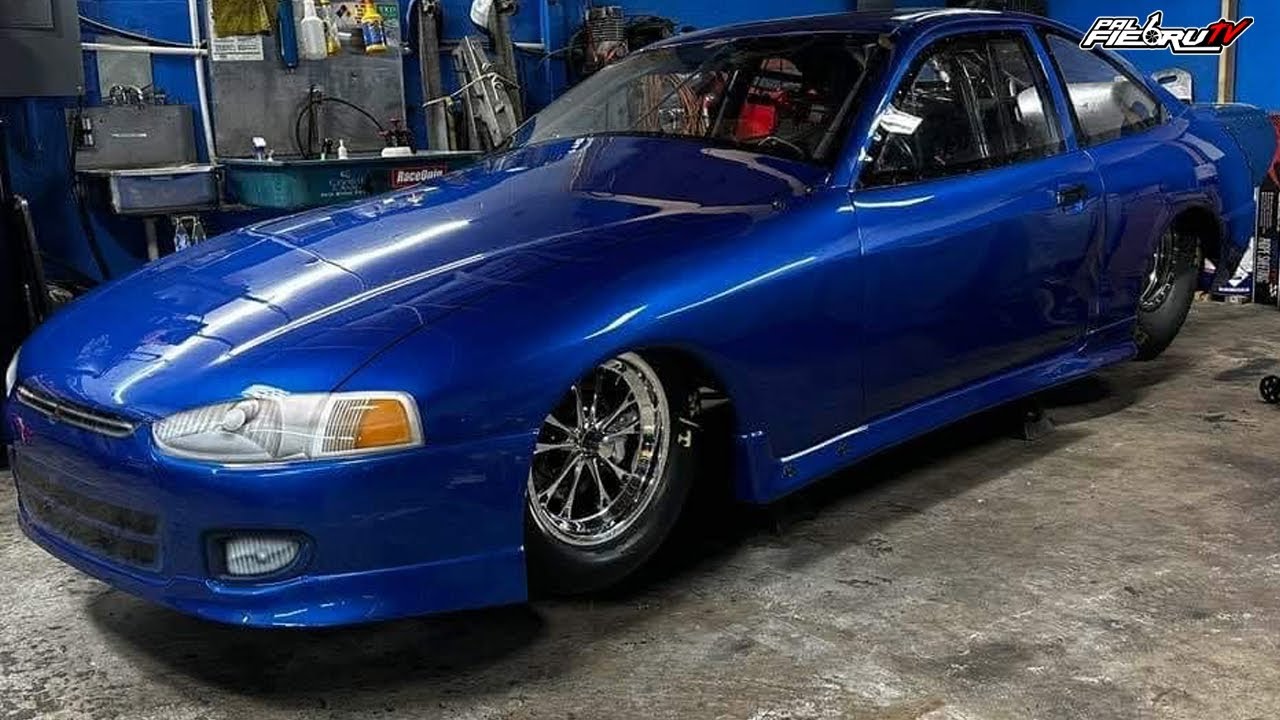 Mitsubishi Mirage 4g63 turbo cerca de los 6 segundos - El Brujo en Orlando Speedworld