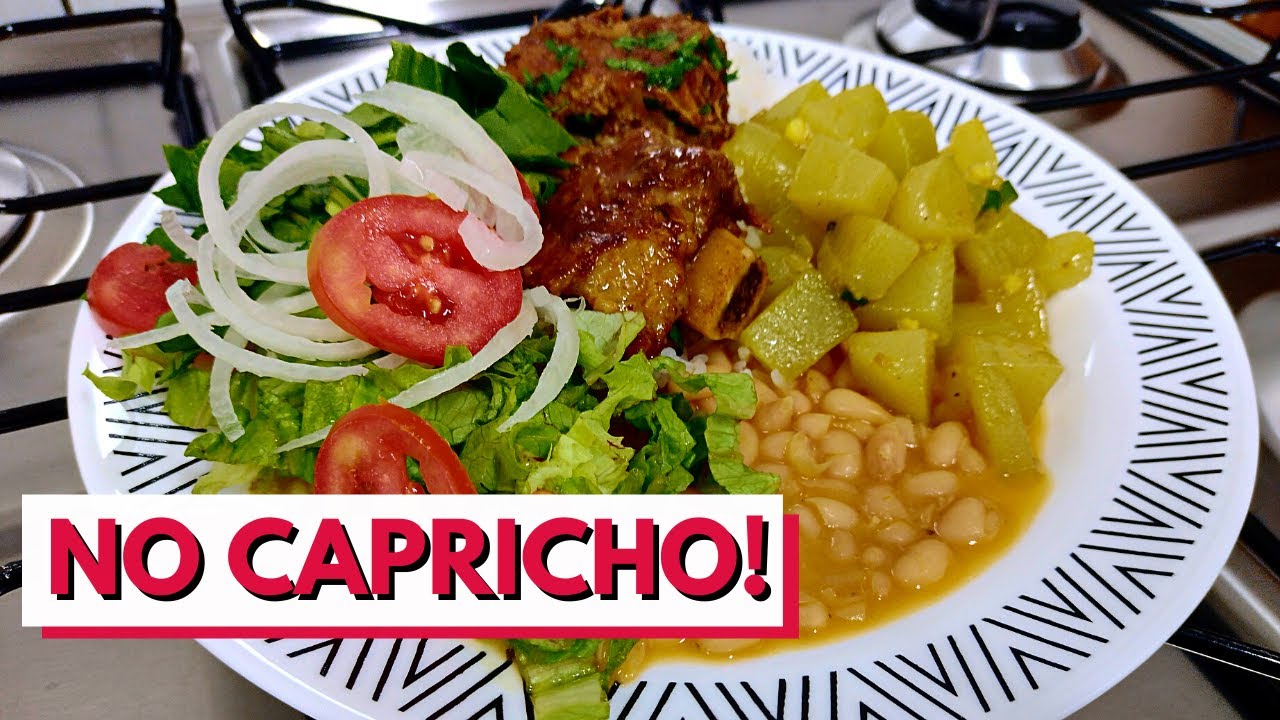 ALMOÇO FÁCIL DE COSTELA BOVINA NO CAPRICHO