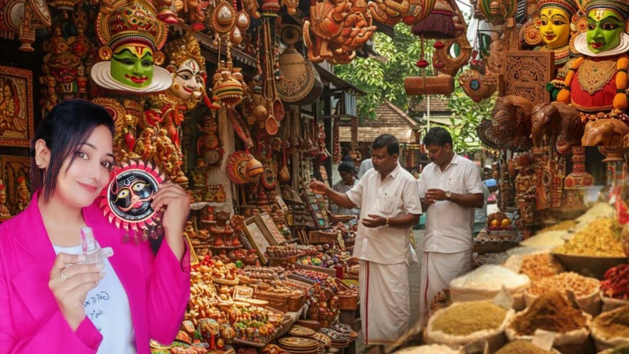 Road Side Shopping in Thekkady (Kerala)|Unique Showpiece Collection| Spice and Chocolate Market 