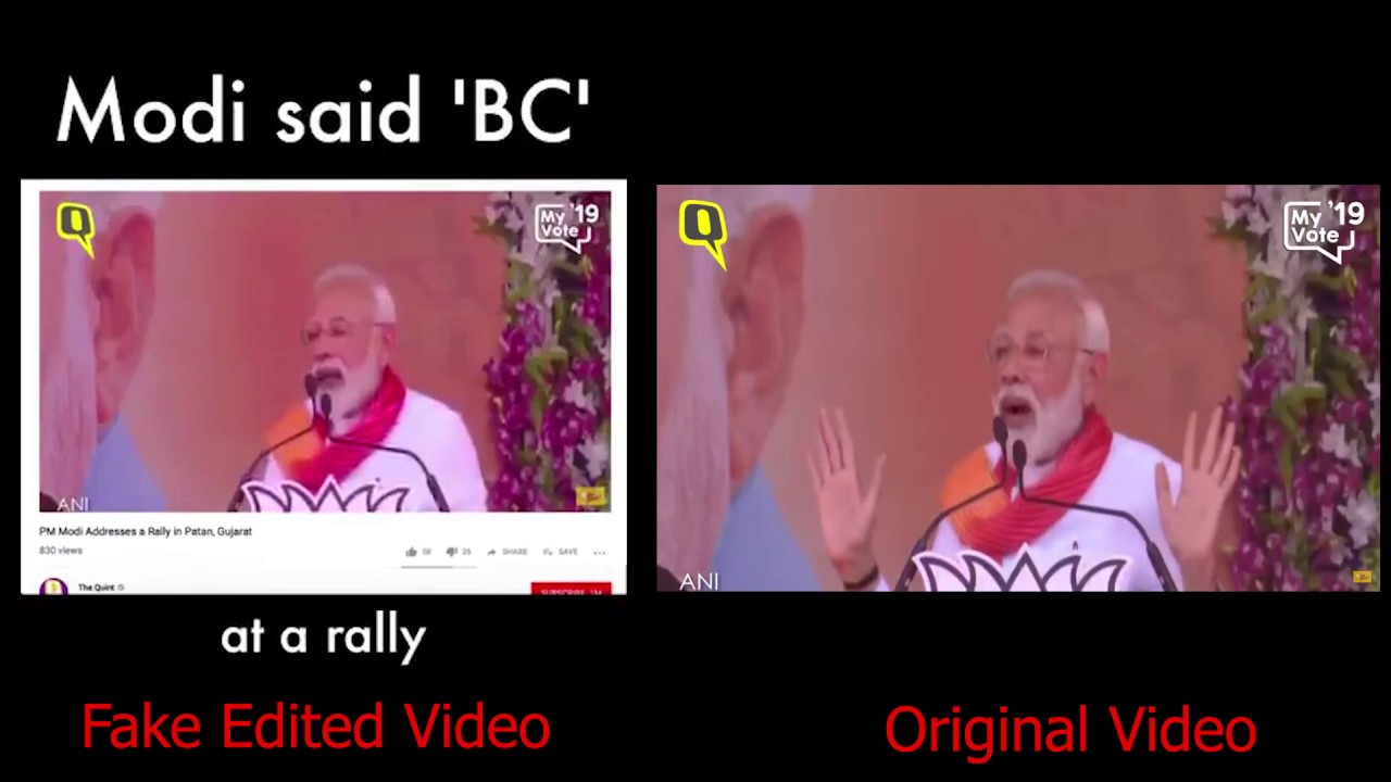Fact Check : About PM Modi Gujarat Speech