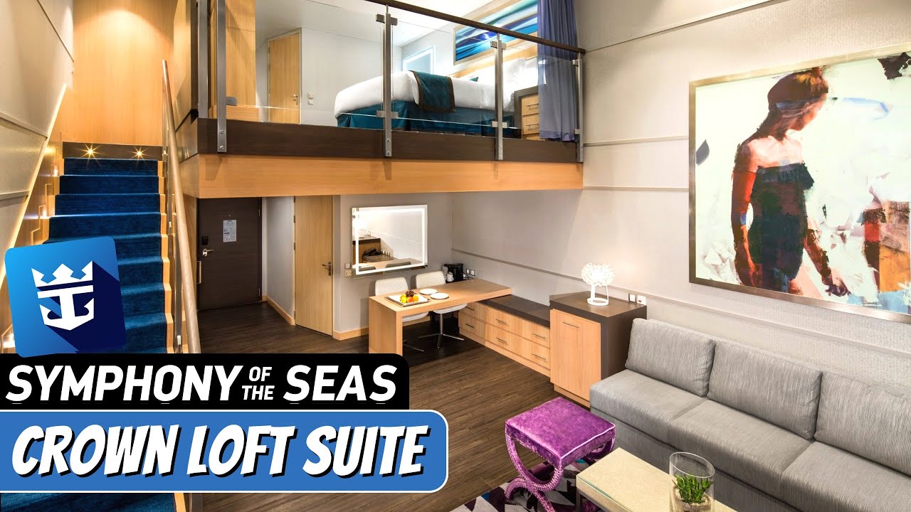Symphony of the Seas | Crown Loft Suite Full Tour & Review 4K | Royal Caribbean Cruise Line
