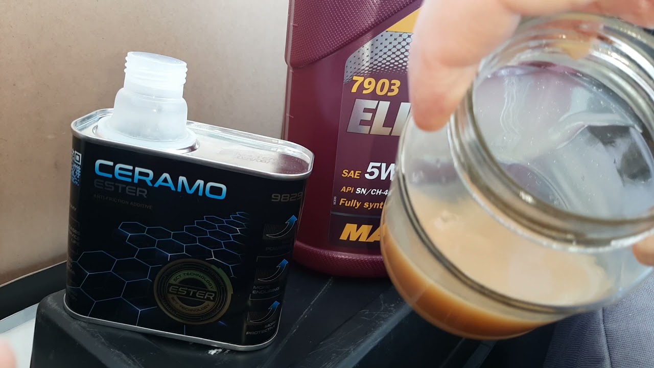 MANNOL Ceramo Ester 9829 первые итоги применения и текучесть иасла