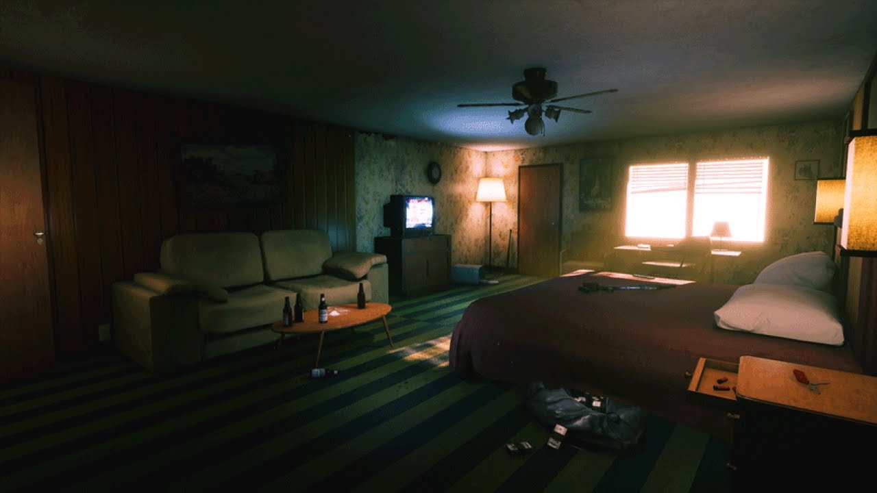 Hotel Room Muffled TV • Aesthetic Relax Soundscape