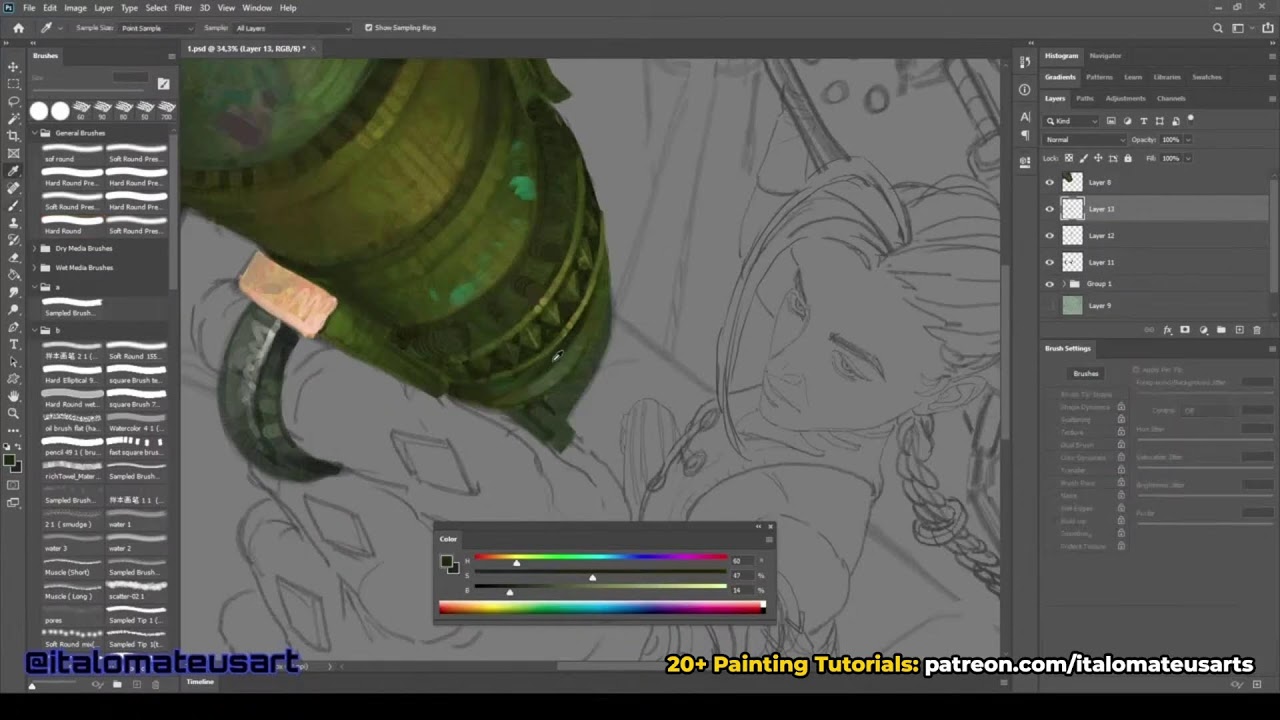 🔴 Live Digital Painting | Italo Mateus Art