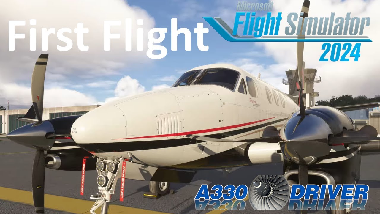 Flight Simulator 2024 | King Air C90 FIRST FLIGHT | Real Airline Pilot