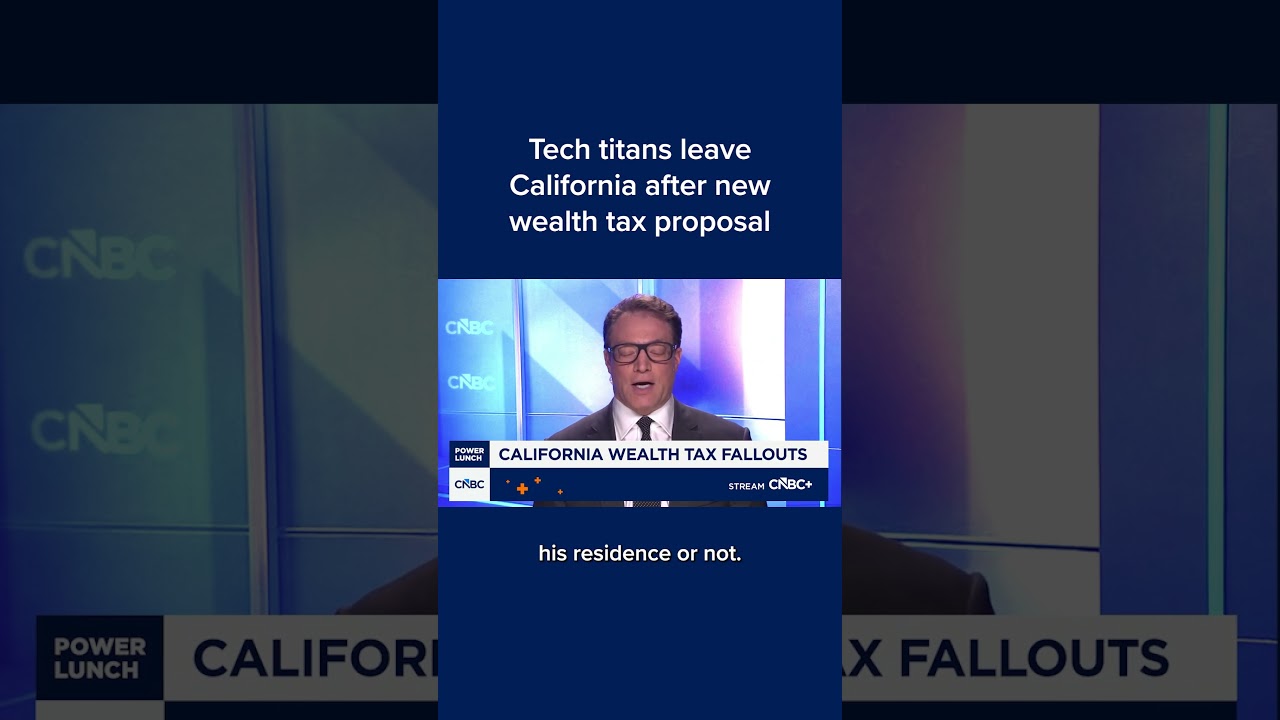 Tech titans leave California after new wealth tax proposal