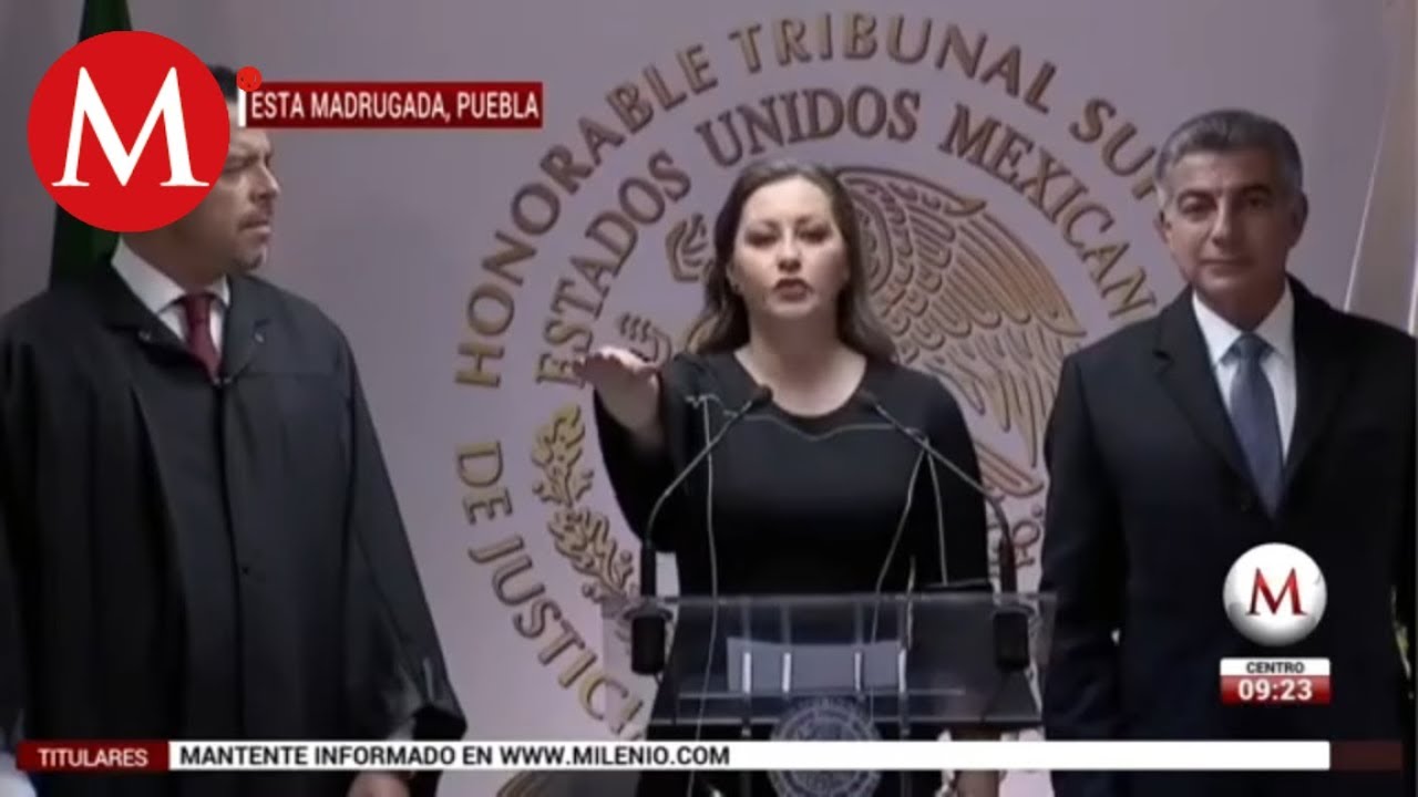 Martha Erika Alonso rinde protesta; ya es gobernadora de Puebla