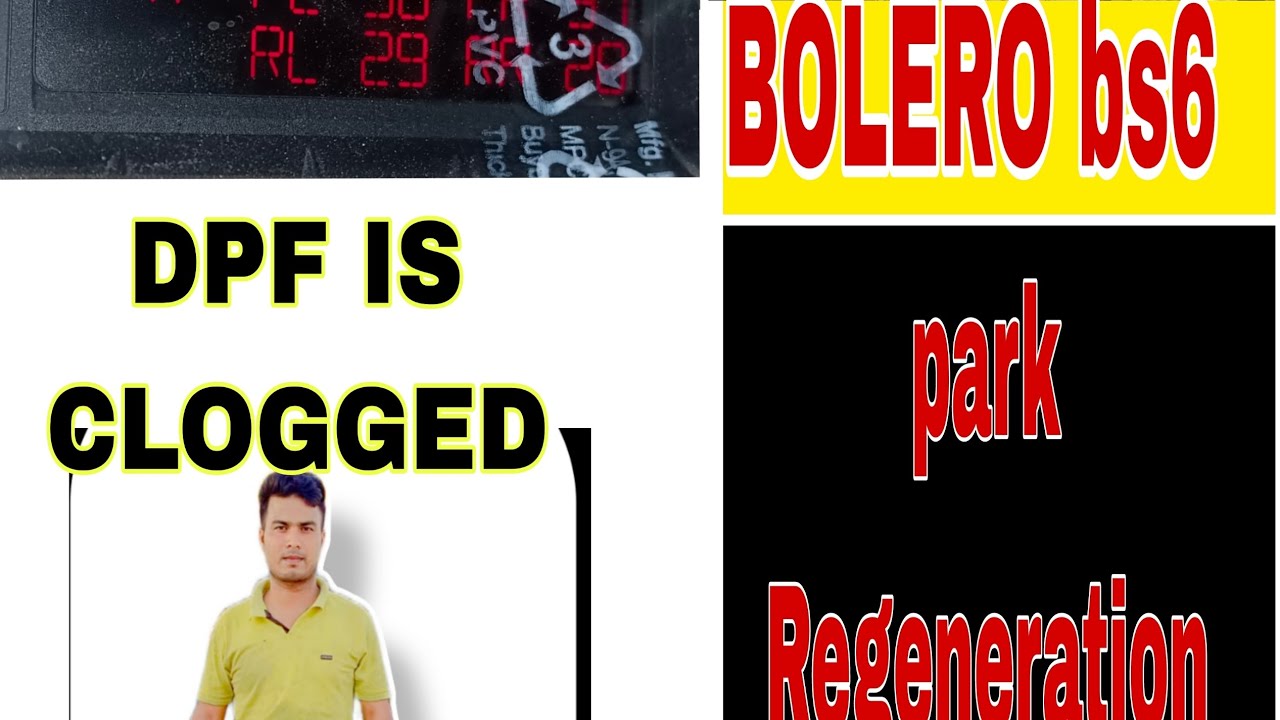 DPF IS CLOGGED.Bolero bs6. prake registration