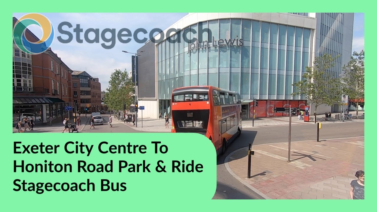 Exeter City Centre To Honiton Road Park & Ride On The Bus