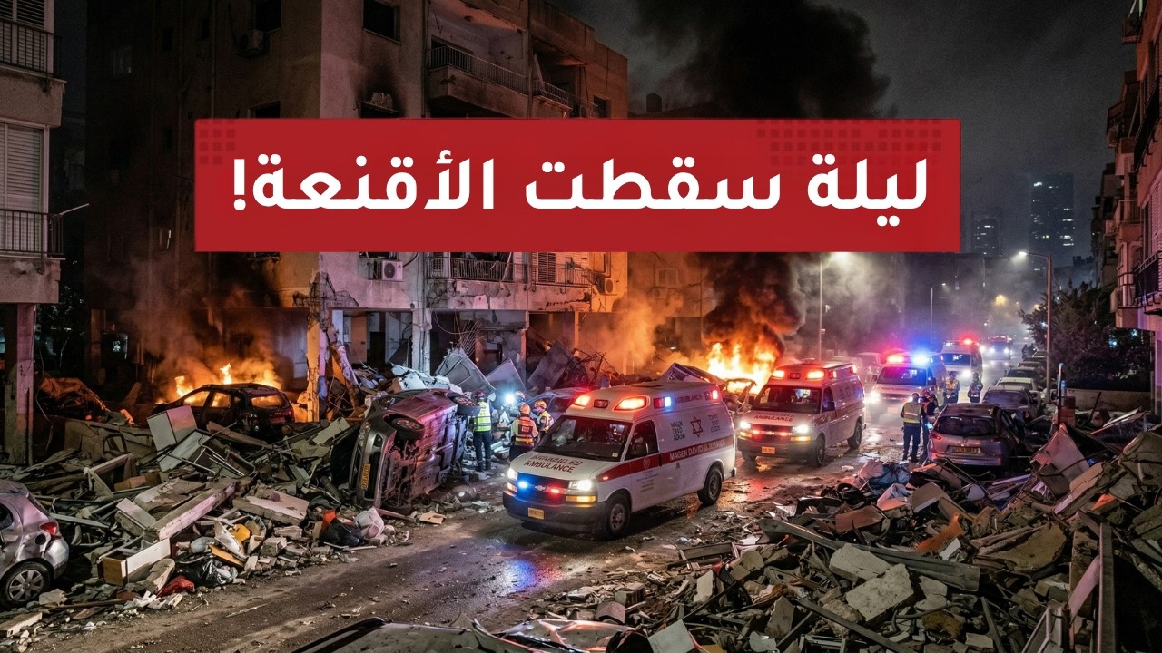 ليلة الجحيـم في تل أبيب.. الصـاروخ اللغز الذي سحـق 5 طبقات دفاعية إسرائيلية!