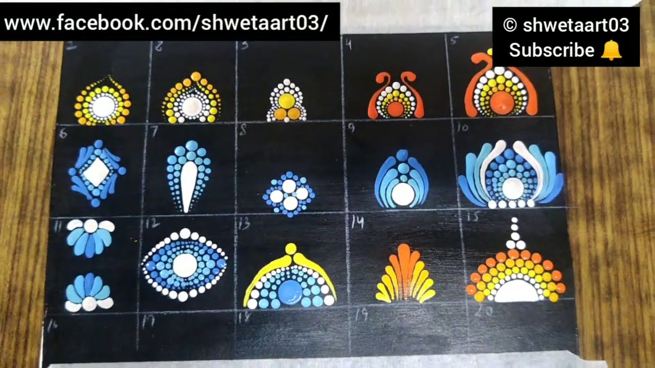 Beautiful Dot mandala Patterns PART 2 by shwetaart03