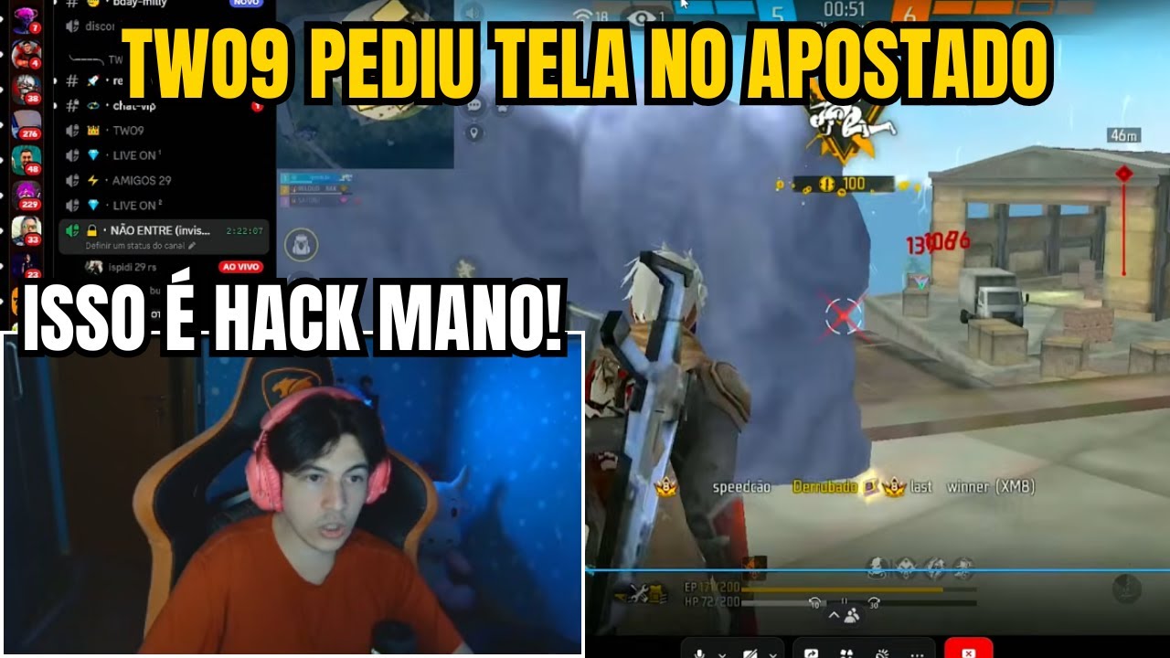 TWO9 FICOU ASSUSTADO COM ESSA BALA E PEDIU TELA NO APOSTADO!