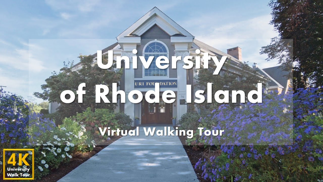 Университет Род-Айленда (University of Rhode Island) - Виртуальная пешеходная экскурсия [4k 60fps]