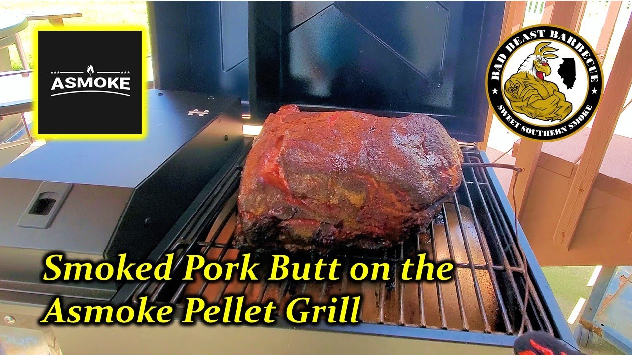 Smoking a Pork Butt on the Asmoke Portable Pellet Grill