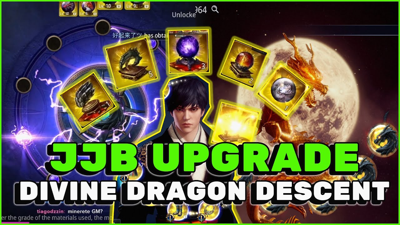 OLD JJB UPGRADE NEW UPDATE ITEM DIVINE DRAGON DESCENT | SUMMON | CIMBINE | REROLL | UPGRADE | MIR4