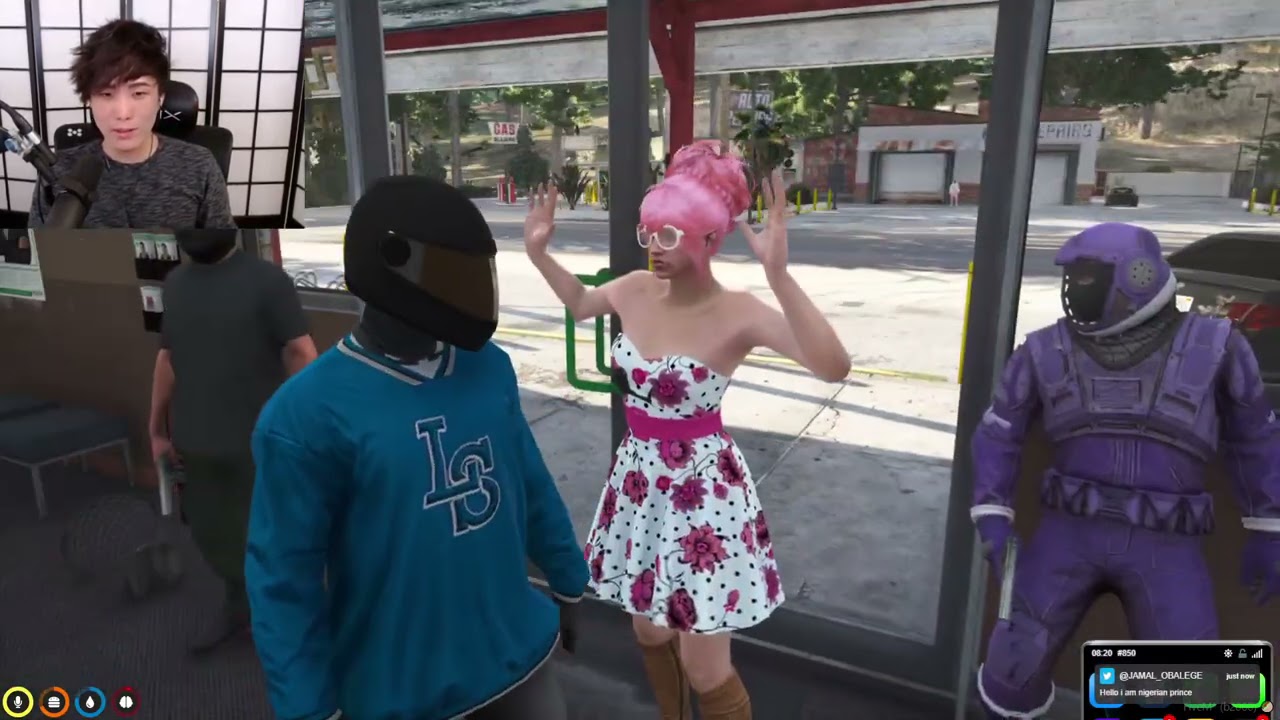 Yuno's 22nd BANK ROBBERY 🌷 TULIP TAKEN HOSTAGE w/ Mr. K, Raymond, & Mickey [NoPixel GTA] (MV)