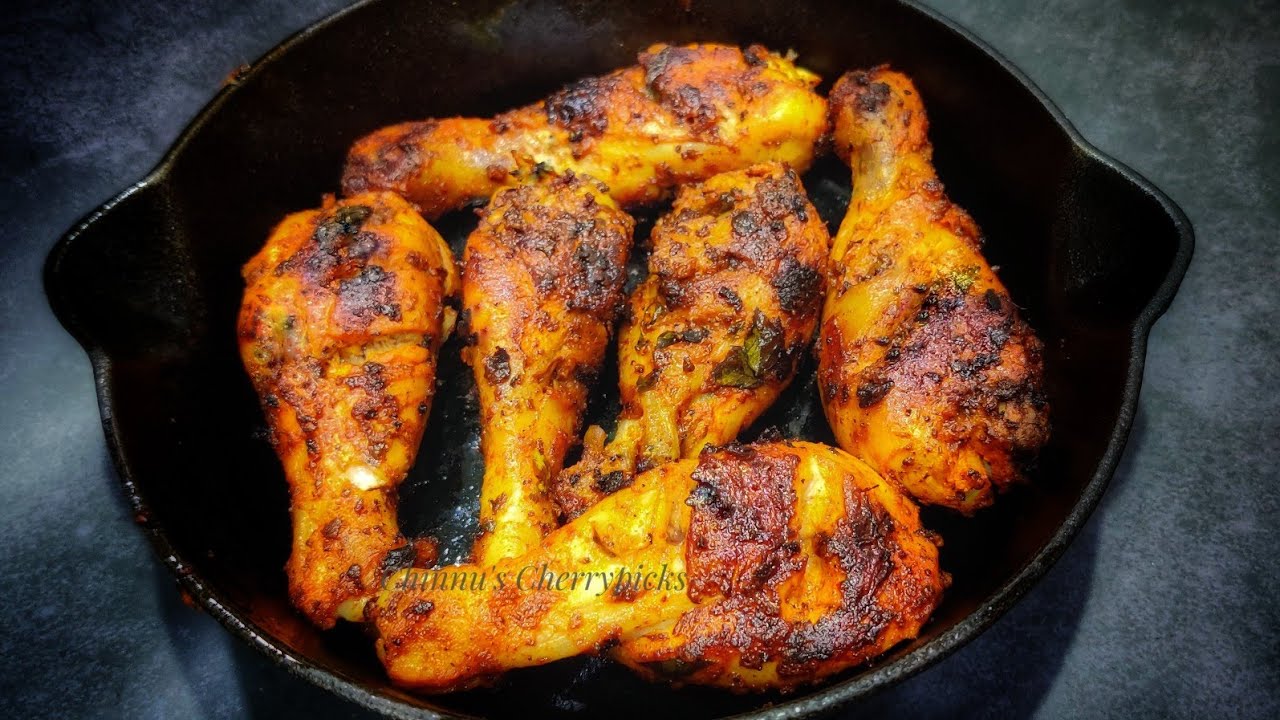 Chicken Drumsticks / Chicken Leg piece fry recipe in 5 minutes  /Half kg Chicken fry recipe less oil
