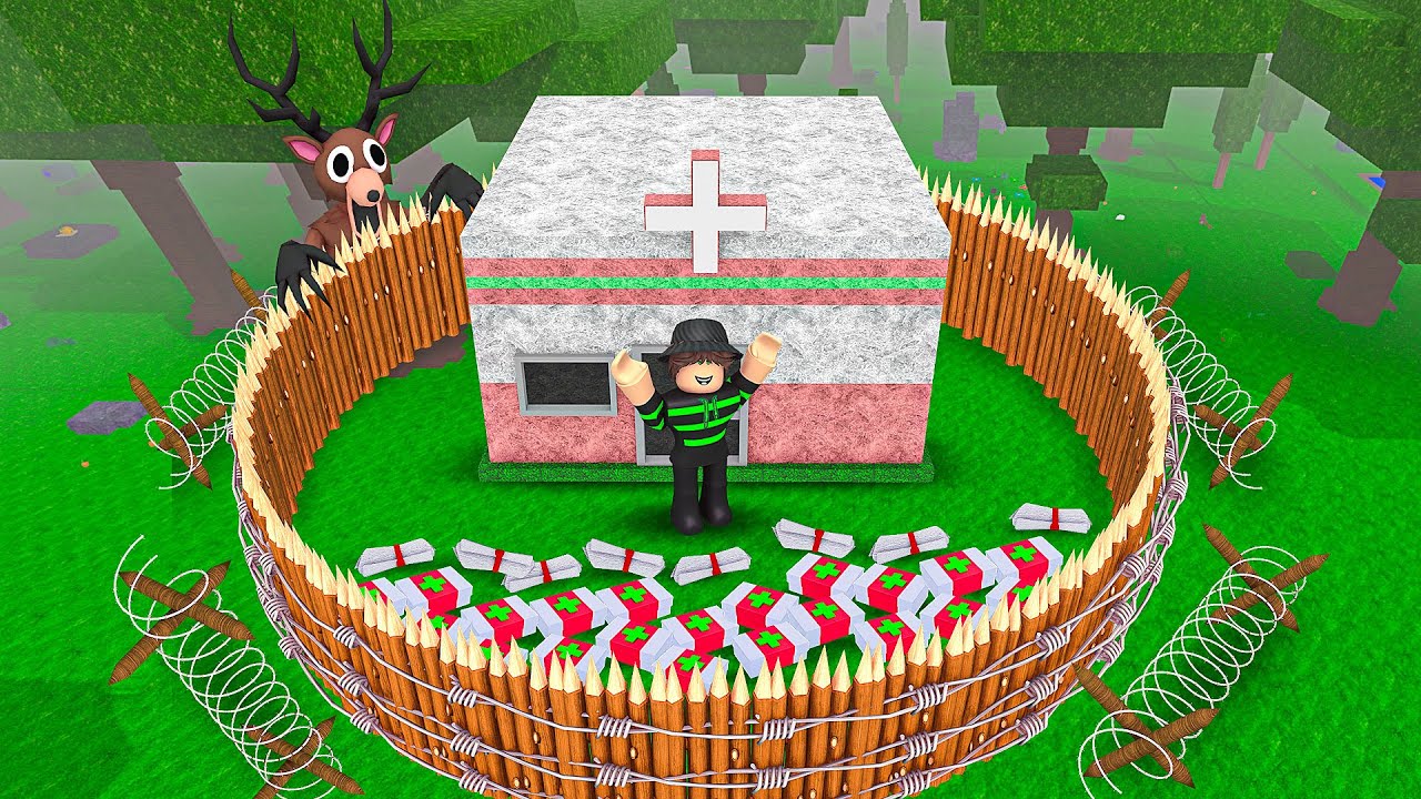 I Spent 500 Days Building A HOSPITAL BASE In 99 Nights In The Forest!