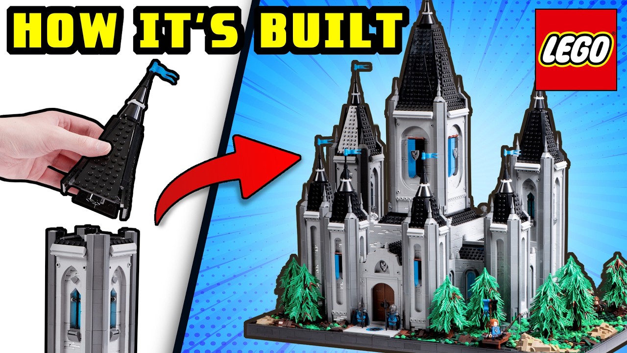 How I Built This HUGE LEGO CASTLE (Instructions)