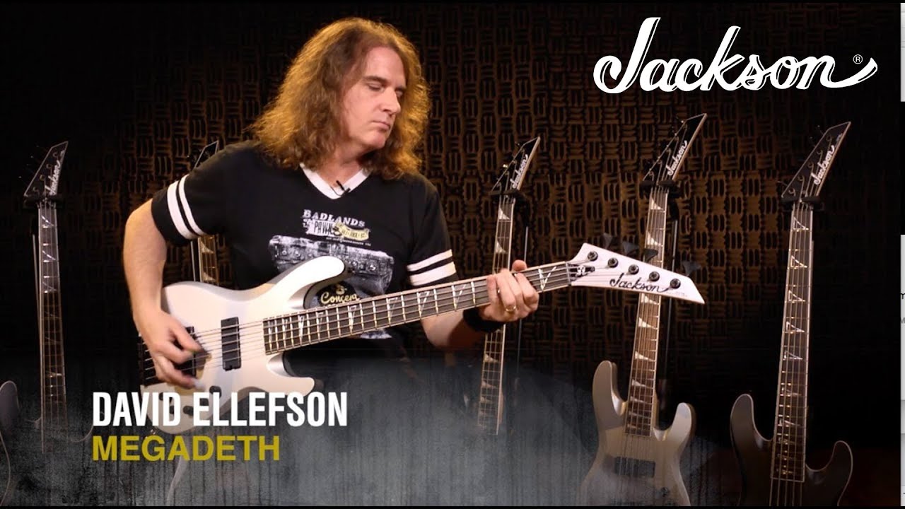 Megadeth's David Ellefson on his USA Signature Concert Bass Models | Jackson Guitars