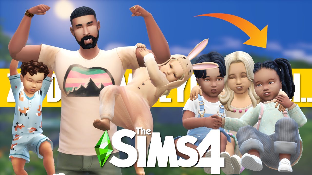 ZA DUŻO MAŁYCH DZIECI (ale nieświadomie podwyższyłem poziom trudności) THE SIMS 4 Scenariusz