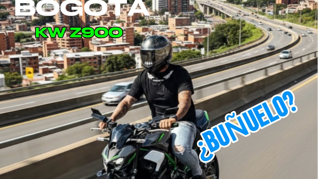 CANDELIANDO🔥EN BOGOTA🏍️🏙️ (BUÑUELO🤣)/🈯️KAWASAKI Z900🈯️/4K