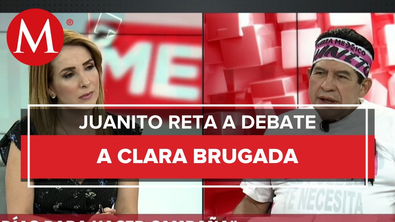 'Juanito' llama a Clara Brugada a regresarle alcaldía de Iztapalapa; la reta a debate