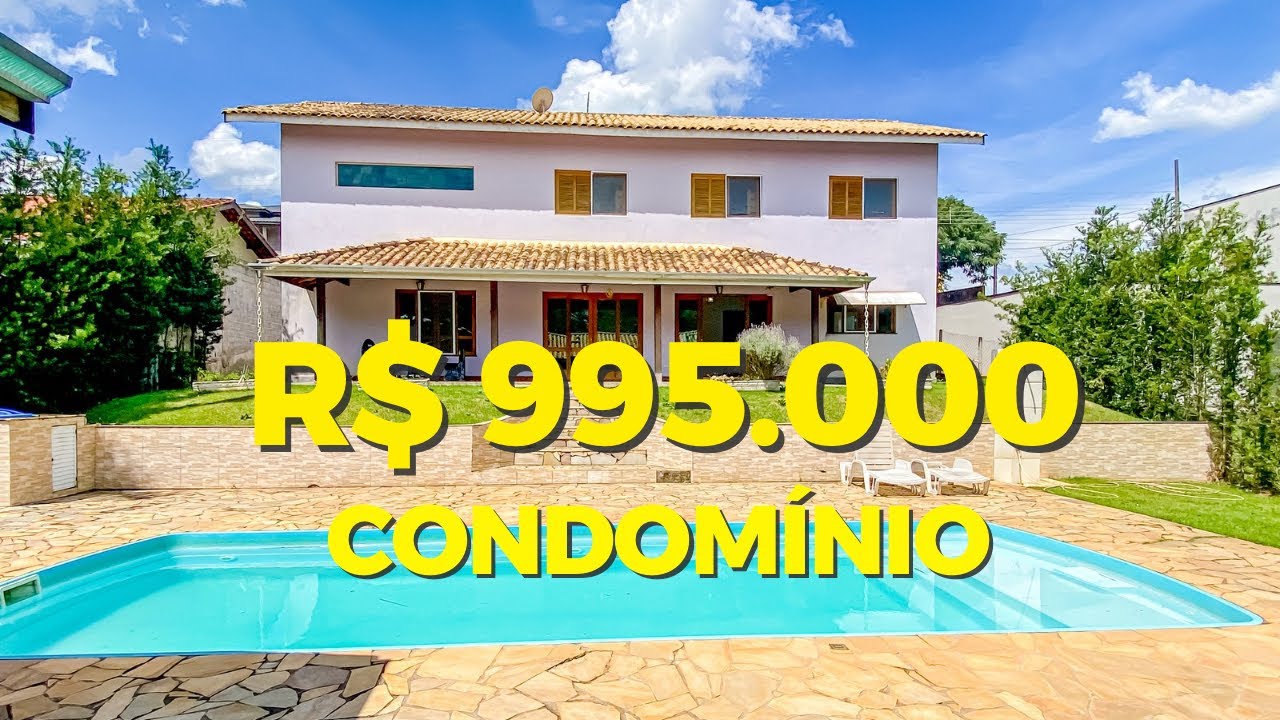 Casa  de  campo em condomínio- Região de  Atibaia - R$ 995.000 - Financiamento Bancário