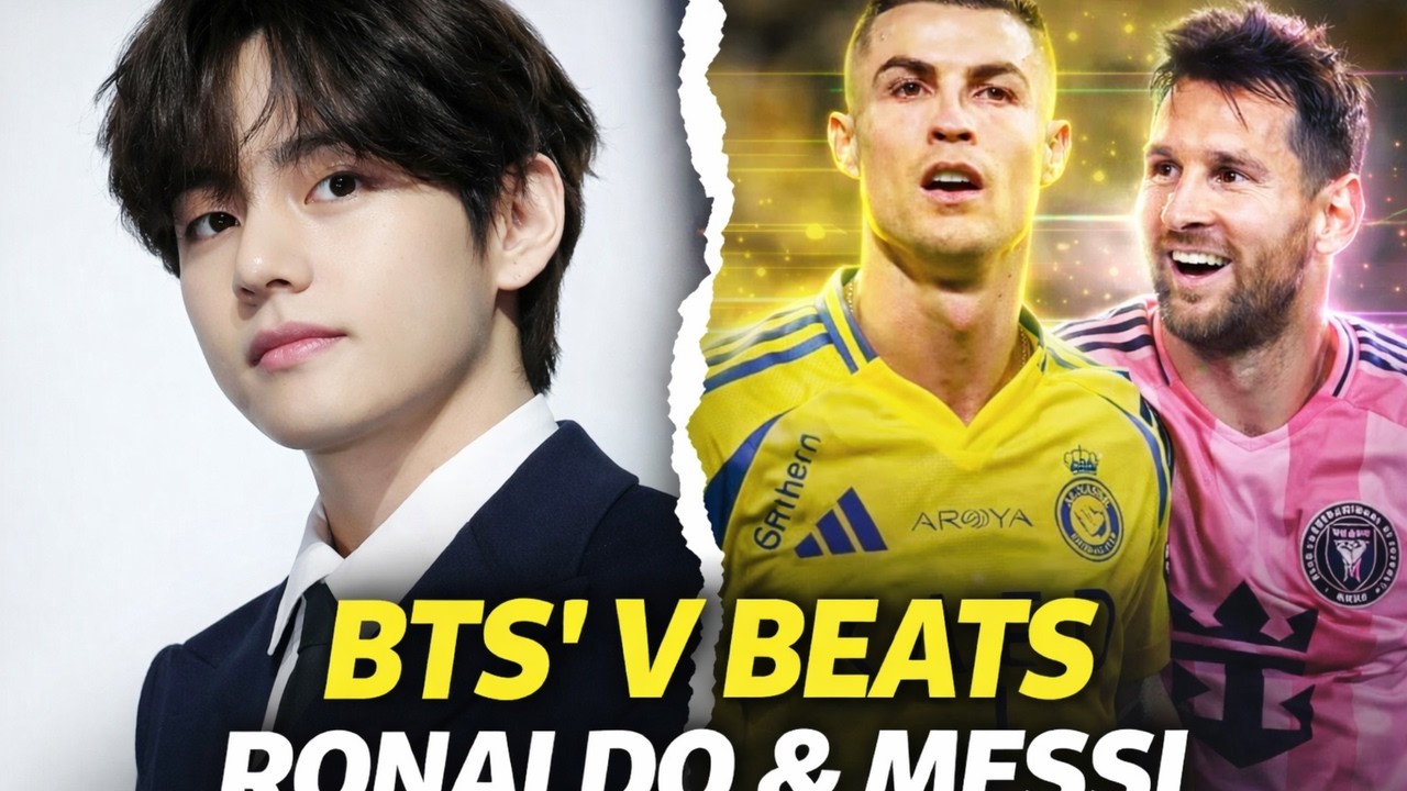 BTS V Beats Global Icons in 2025 |BTS V Dominates Instagram, Spotify & Burj Khalifa