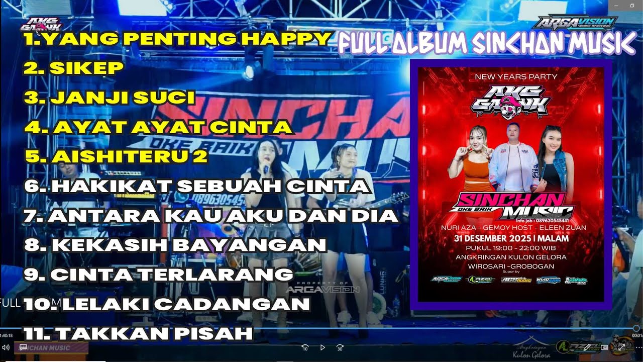 FULL ALBUM SINCHAN MUSIC OKE BAIK - AGS AUDIO - AZEL LIGHTING - AKG GANK