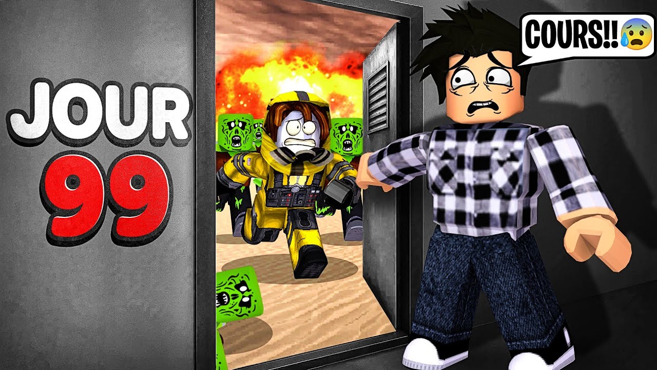nous avons survécu 100 JOURS dans le pire bunker Roblox...