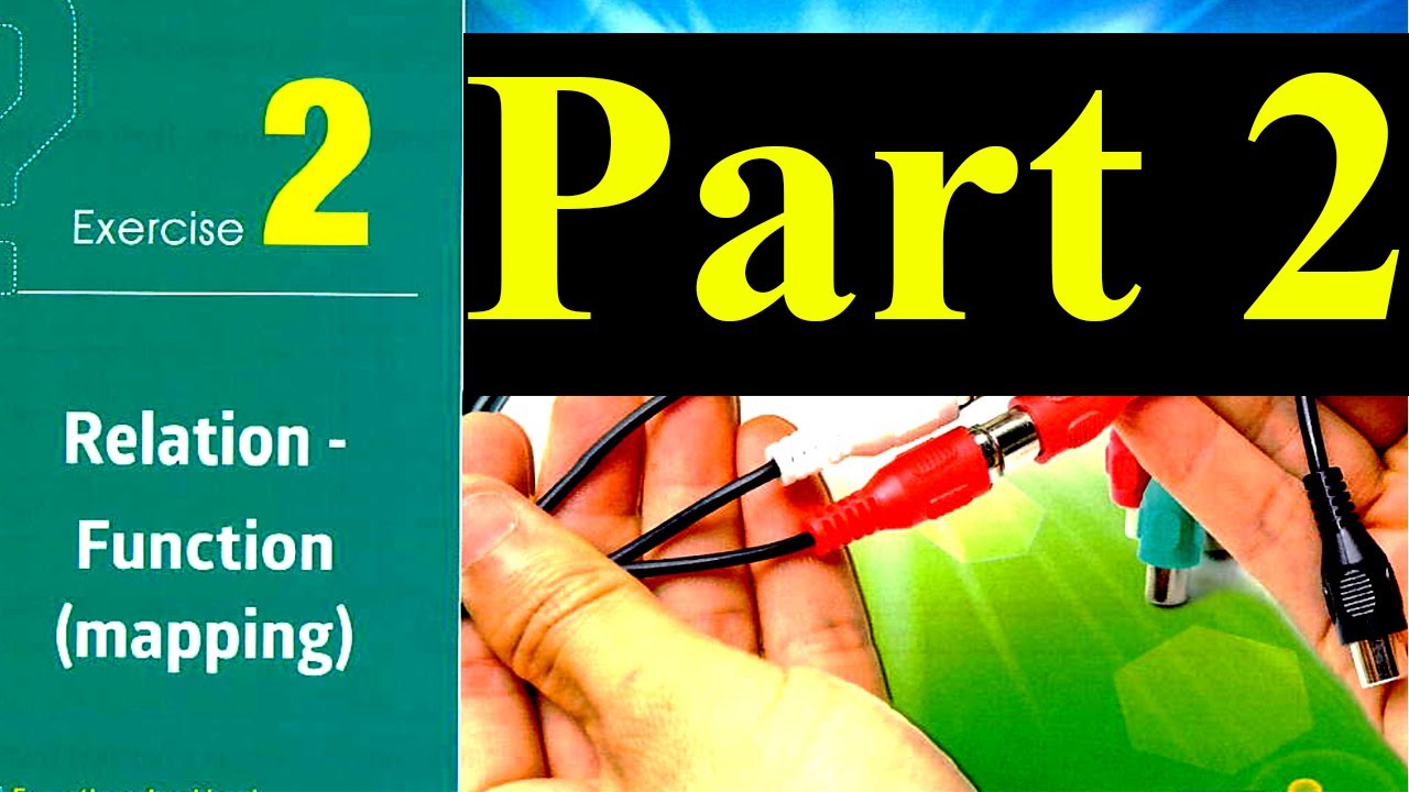 Solving Exercise 2 - Relation - Function ( mapping) - Algebra - Prep 3 First Term - Part 2
