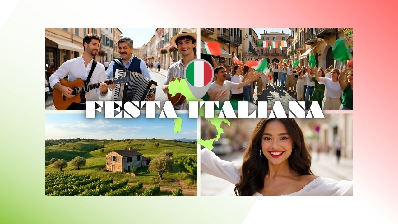 FESTA ITALIANA. An amazing Italian folk music vibe + a dance floor beat! ROOTS+